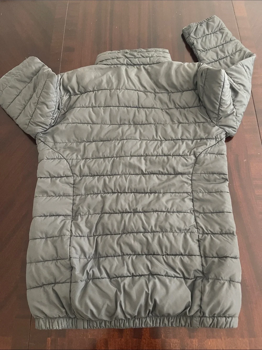 Boy’s Ralph Lauren Kids Gray Quilted Puffer Jacket with Zip Pockets size S 8